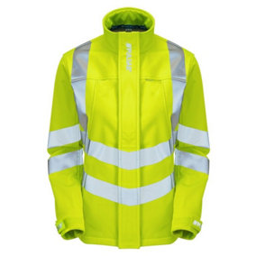 PULSAR High Visibility Ladies Hi-Vis Soft Shell Jacket - Yellow - Size 16