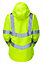 PULSAR High Visibility Ladies Unlined Storm Coat - Yellow - Size 22