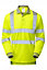 PULSAR High Visibility Long Sleeve Yellow Polo Shirt