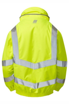 PULSAR High Visibility Padded Yellow Bomber Jacket