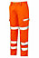 PULSAR High Visibility Rail Spec Combat Trousers - Orange - 30 Regular Leg