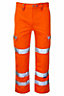 PULSAR High Visibility Rail Spec Ladies Combat Trousers - Orange - Reg Leg Size 16