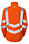 PULSAR High Visibility Rail Spec Ladies Hi-Vis Soft Shell Jacket - Orange - Size 16