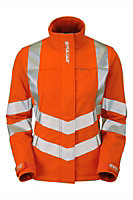 PULSAR High Visibility Rail Spec Ladies Hi-Vis Soft Shell Jacket - Orange - Size 8