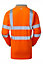 PULSAR High Visibility Rail Spec Long Sleeve Polo Shirt