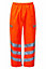 PULSAR High Visibility Rail Spec Over Trousers - Orange - 2XL - To fit 29 Inside leg