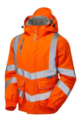 Orange hi vis coat best sale