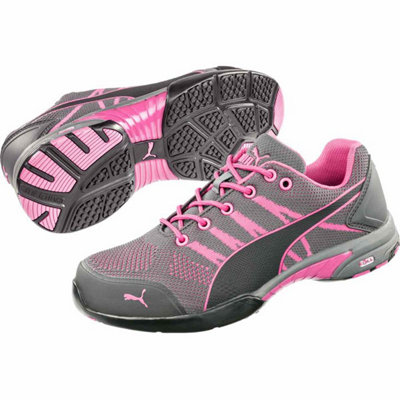 PUMA SAFETY CELERITY KNIT PINK LOW WNS S1 HRO SRC, 4 (EU 37)