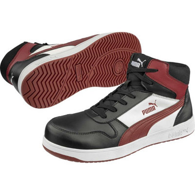 Puma Safety FrontCourt Blk/Wht/Red Mid 10 (EU 44)