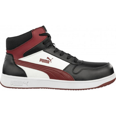 Puma Safety FrontCourt Blk/Wht/Red Mid 10 (EU 44)