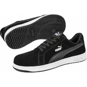 Puma Safety ICONIC Suede Black Safety Trainer Size 10