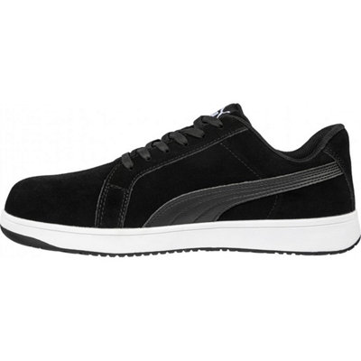 Puma Safety ICONIC Suede Black Safety Trainer Size 9