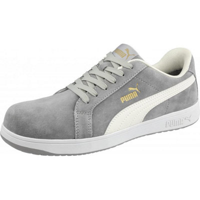 Puma Safety ICONIC Suede Grey Safety Trainer Size 8