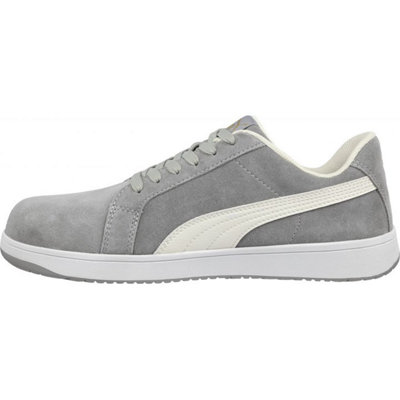 Puma Safety ICONIC Suede Grey Safety Trainer Size 8