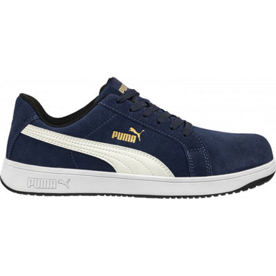 Puma Safety ICONIC Suede Navy Safety Trainer Size 12