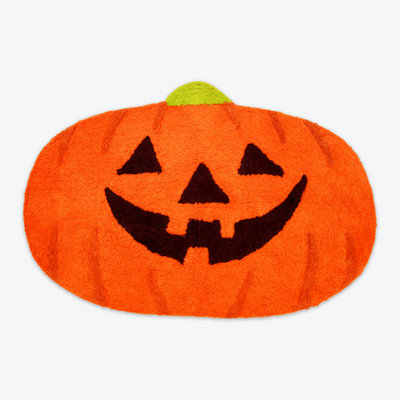 Pumpkin Shaped Bath Mat Rug - Halloween Home Decoration Price Comparisons | Compare The Build