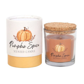 Pumpkin Spice Scented Autumn Jar Candle