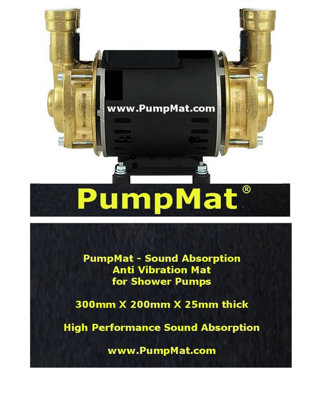 Pumpmat Shower Pump Anti Vibration Mat Noise Reducing Pad Salamander