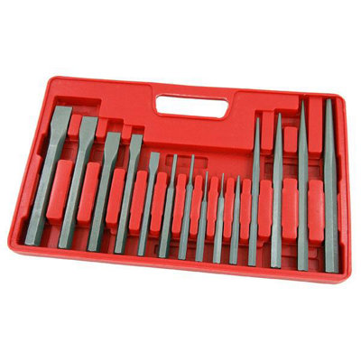 Punch And Chisel Set 14 Piece Heavy Duty (Neilsen CT1043) DIY at B&Q