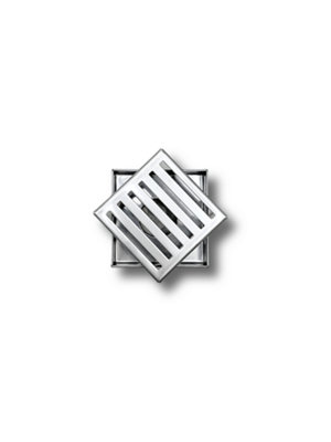 Punched Perpendicular Slot Square Floor Drain 45mm Outlet 316 Marine ...