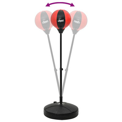 Punching Ball Set with Gloves and Pump Adjustable Height 81 122 cm