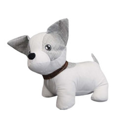 Puppy Dog Doorstop Weighted Plush Animal Novelty Stopper Home Decor Gift - 20cm