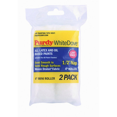 Purdy - White Dove 4 x 0.5" Sleeve 2Pk