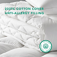 Pure Cotton Anti Allergy 10.5 Tog Duvet With Micro-Fresh
