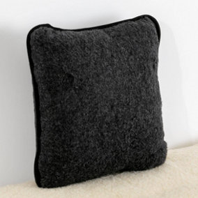 Pure Merino Wool Pillow - Black