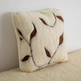 Pure Merino Wool Pillow - Leaf