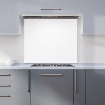 Pure White Kitchen Splashbacks at B&Q