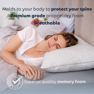 Hypoallergenic memory foam store pillow