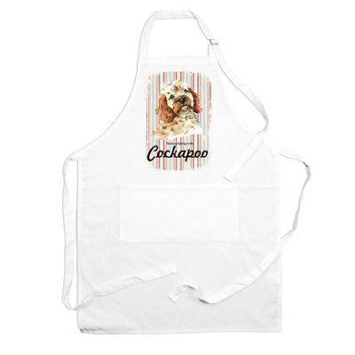 Purely Home Cockapoo Apron - Novelty Kitchen Gift for Dog Lovers