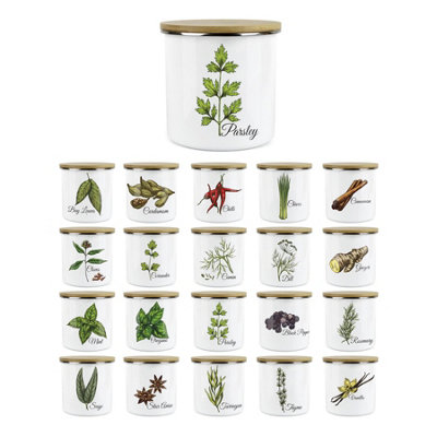Purely Home Cumin Spice Jar - Mini Storage Canister - Cooking Herbs ...