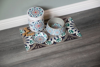 Purely Home Rio Medallion Cio Ciotole Outdoor Plastica - Foto 8