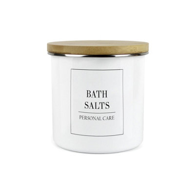 Purely Home - Minimalist - Cleaning & Personal Care Storage Canister - Bath Salts