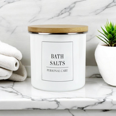 Purely Home - Minimalist - Cleaning & Personal Care Storage Canister - Bath Salts - 3