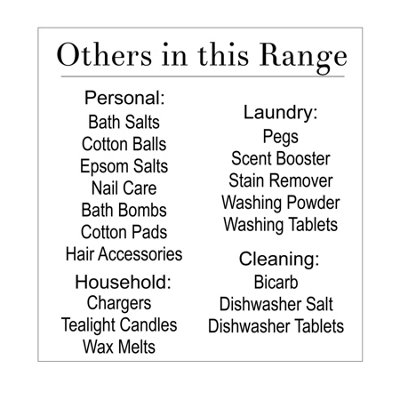 Purely Home - Minimalist - Cleaning & Personal Care Storage Canister - Bits & Bobs