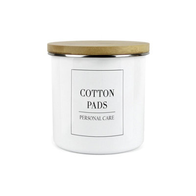 Purely Home - Minimalist - Cleaning & Personal Care Storage Canister - Cotton Pads