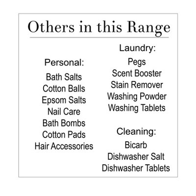Purely Home - Minimalist - Cleaning & Personal Care Storage Canister - Epsom Salt