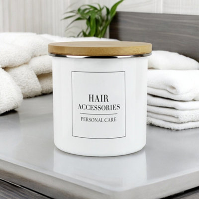 Purely Home - Minimalist - Cleaning & Personal Care Storage Canister - Hair Accessories - 3