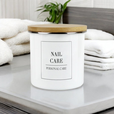 Purely Home - Minimalist - Cleaning & Personal Care Storage Canister - Nail Care - 3