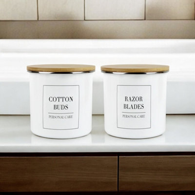 Purely Home - Minimalist - Cleaning & Personal Care Storage Canister - Razor Blades - 3