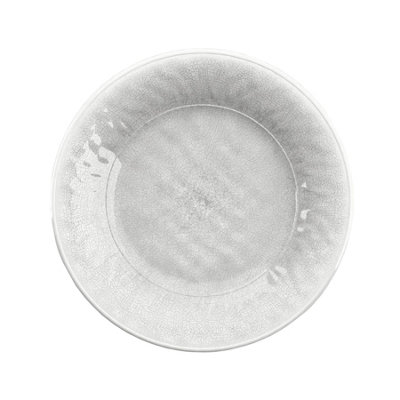 Purely Home Potters Reactive Glaze White Melamine Side Plates - Set of 4