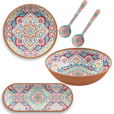 SET DE RECIPIENTES CON TAPA 5 PZAS MELAMINA/PASTA - Foto 9