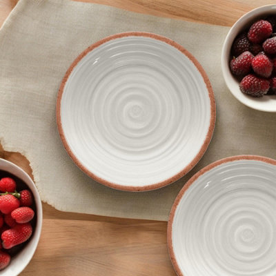 Rustic melamine dinnerware sets top
