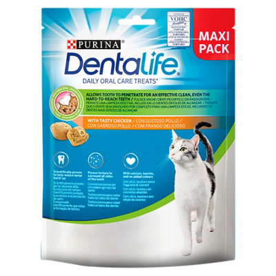 Purina Dentalife Daily Oral Care Adt Cat Treats Chikn 140g (Pack of 5)