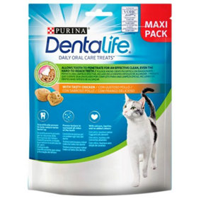 Purina Dentalife Daily Oral Care Adt Cat Treats Chikn 140g (Pack of 5)