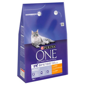 Purina One Adult Rich In Chicken & Whole Grains Cat Food 3kg