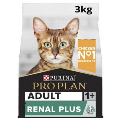 Purina ProPlan OptiOriginal Adult Dry Cat Food Chicken 3kg - Pack of 4